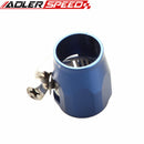 4AN AN-4 AN4 Fuel Hose Clamp Finisher HEX Finishers Black /Blue /Red