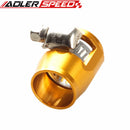 -7AN 7AN AN7 HEX Finishers Fuel Hose Clamp Aluminum Red /Black/Blue/Golden/Silver
