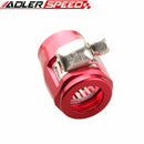 4AN AN-4 AN4 Fuel Hose Clamp Finisher HEX Finishers Black /Blue /Red