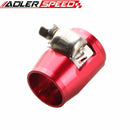 4AN AN-4 AN4 Fuel Hose Clamp Finisher HEX Finishers Black /Blue /Red