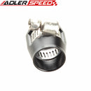 8AN AN-8 AN8 Blue Fuel Hose Clamp Finisher HEX Finishers Black/ Blue/ Red