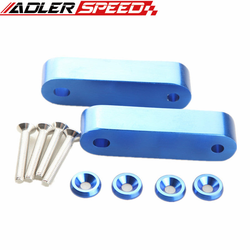 Hood Spacer Risers Set Kit For 90-01 Acura Integra Honda Civic CRX Black/Red/Blue/Neo