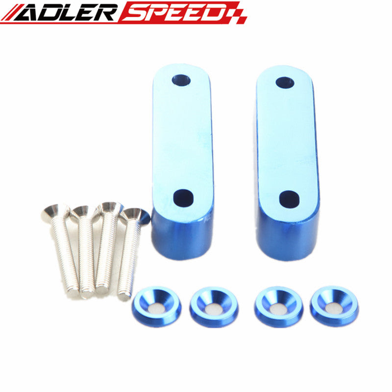 Hood Spacer Risers Set Kit For 90-01 Acura Integra Honda Civic CRX Black/Red/Blue/Neo