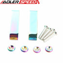 Hood Spacer Risers Set Kit For 90-01 Acura Integra Honda Civic CRX Black/Red/Blue/Neo