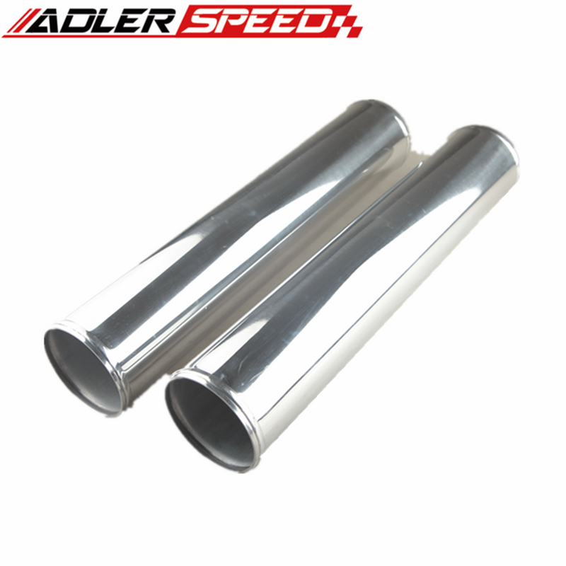 US SHIP 3.5" Inch Universal Aluminum Turbo Intercooler Piping Kit Pipes Clamp Coupler