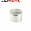 4" inch Aluminum Alloy Hose Adapter Joiner Pipe Connector Silver