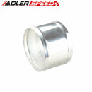 4" inch Aluminum Alloy Hose Adapter Joiner Pipe Connector Silver