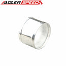 4" inch Aluminum Alloy Hose Adapter Joiner Pipe Connector Silver