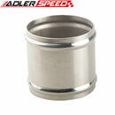 US SHIPPING ! 2.5" inch 64mm Stainless Steel Joiner Silicone Hose Connector Pipe