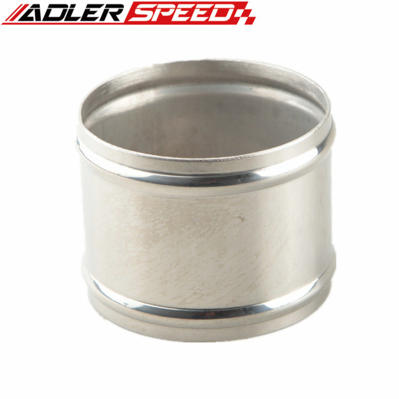 ADLERSPEED  76mm 3" Stainless Steel Hose Adapter Joiner Pipe Connector Silicone
