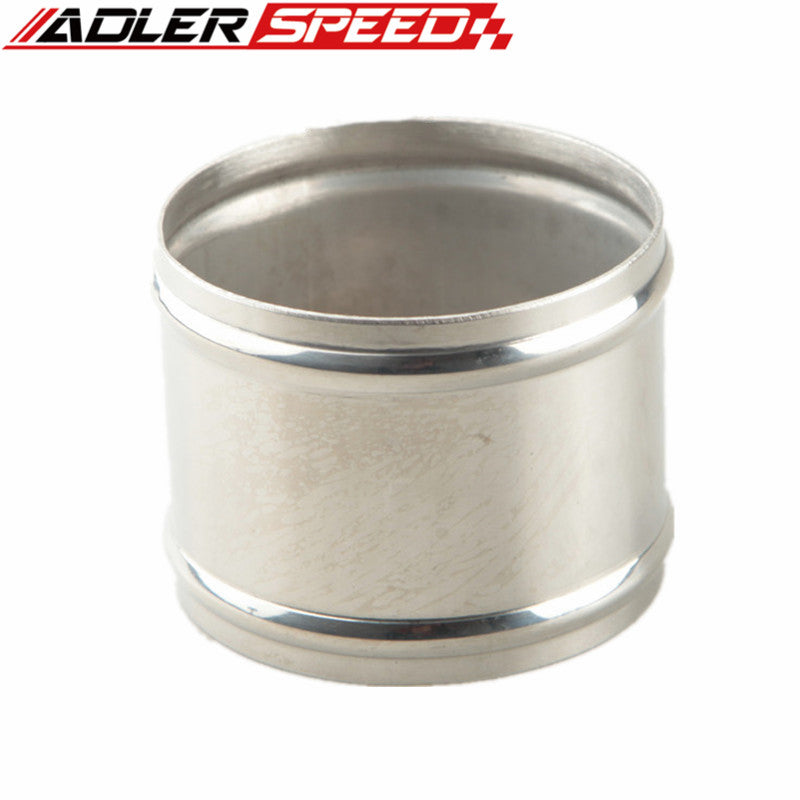 ADLERSPEED  83mm 3.25" Stainless Steel Hose Adapter Joiner Pipe Connector Silicone New