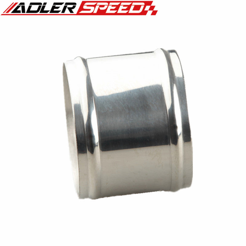 ADLERSPEED  83mm 3.25" Stainless Steel Hose Adapter Joiner Pipe Connector Silicone New