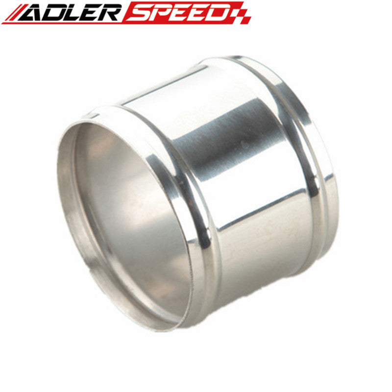 ADLERSPEED  83mm 3.25" Stainless Steel Hose Adapter Joiner Pipe Connector Silicone New