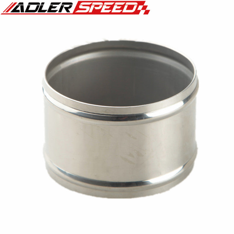 ADLERSPEED Stainless Steel Hose Adapter Joiner Pipe Connector Silicone 102mm 4" New