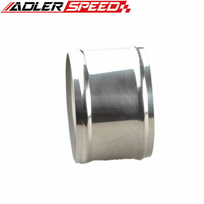 ADLERSPEED Stainless Steel Hose Adapter Joiner Pipe Connector Silicone 102mm 4" New