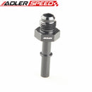 Black/Silver Quick Connect AN-6 To 5/16" ,AN-6 To 3/8" ,AN-8 To 3/8" Male Fuel Line Rail Adapter