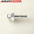 Black/Silver Quick Connect AN-6 To 5/16" ,AN-6 To 3/8" ,AN-8 To 3/8" Male Fuel Line Rail Adapter