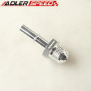 Black/Silver Quick Connect AN-6 To 5/16" ,AN-6 To 3/8" ,AN-8 To 3/8" Male Fuel Line Rail Adapter