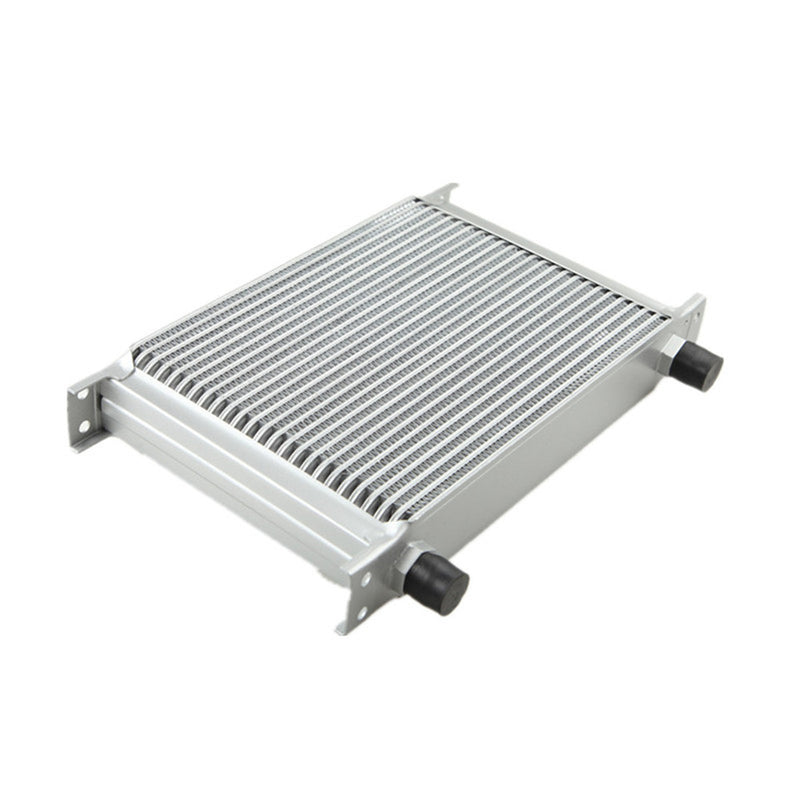 Universal 25 Row AN10 -10AN AN 10 Engine Transmission Oil Cooler Silver