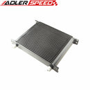 ADLERSPEED Universal 30 Row 10AN AN-10 AN10 Engine Transmission Oil Cooler Black