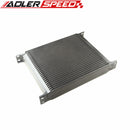 ADLERSPEED Universal 30 Row 10AN AN-10 AN10 Engine Transmission Oil Cooler Black