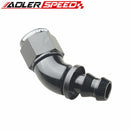 AN6 AN-6/AN8 AN-8/AN10 AN-10/AN12 AN-12 45 Degree Push-Lock One Pieces Full Flow Hose End Fitting
