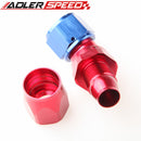 Aluminum Full Flow Swivel 45 Degree 12AN AN12 AN-12 Hose End Black /Red& Blue