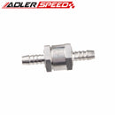 6mm 1/4" Aluminium Alloy Fuel Non Return One Way Check Valve Petrol Diesel