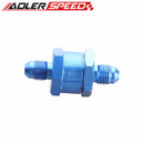 6AN AN6 AN-6 Fuel Non Return One Way Check Valve Petrol Diesel Aluminium Blue
