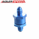 6AN AN6 AN-6 Fuel Non Return One Way Check Valve Petrol Diesel Aluminium Blue