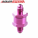 4AN AN4 AN-4 Fuel Non Return One Way Check Valve Petrol Diesel Aluminium Purple