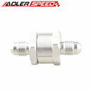 -3AN AN3 AN-3 Fuel Non Return One Way Check Valve Petrol Diesel Aluminium Silver