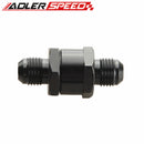 3AN AN3 AN -3 Fuel Non Return One Way Check Valve Petrol Diesel Aluminium Black