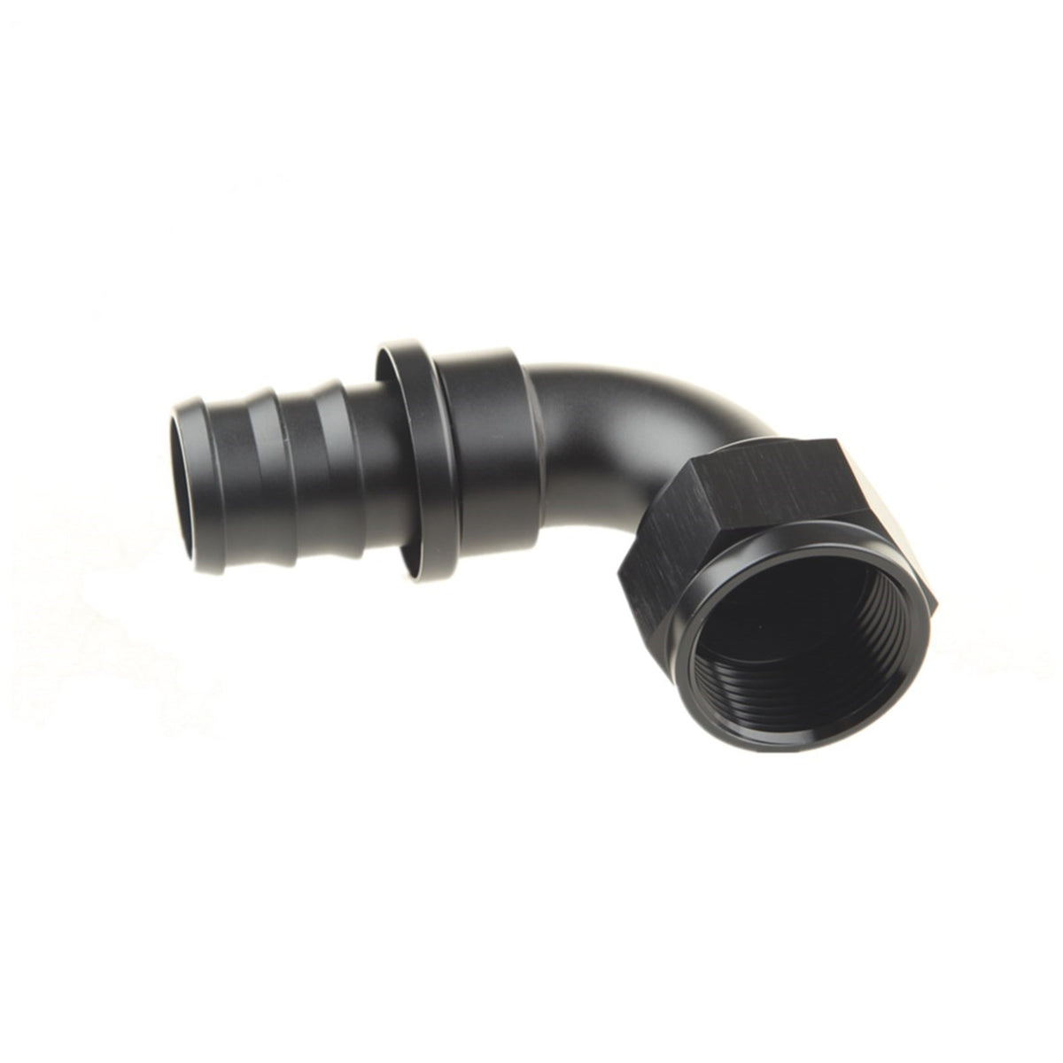 2PCS AN8 90 Degree Swivel Hose End Fittings - Black Aluminum For Fuel/Oil Braided Hose (Not For E85) - View #12