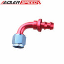 AN4/ AN6/ AN8/ AN10 90 Degree Push-on Hose End Fitting Adaptor Fuel Oil Line Hose