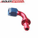 AN4/ AN6/ AN8/ AN10 90 Degree Push-on Hose End Fitting Adaptor Fuel Oil Line Hose