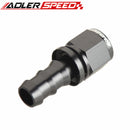 6AN /AN8/AN-10 Black Straight Push-on Hose End For Fuel Oil Water Line Hose