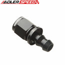 6AN /AN8/AN-10 Black Straight Push-on Hose End For Fuel Oil Water Line Hose
