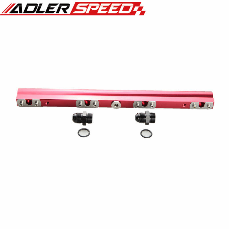 For SAAB 900, 9000, 9-3, 9-5 High Flow CNC Billet Aluminum Alloy Fuel Rail Black/Blue/Red