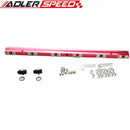 US SHIP For Supra Mkiv 2JZ-GTE High Flow CNC Billet Aluminum Alloy Fuel Rail Red US
