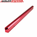 US SHIP For Supra Mkiv 2JZ-GTE High Flow CNC Billet Aluminum Alloy Fuel Rail Red US