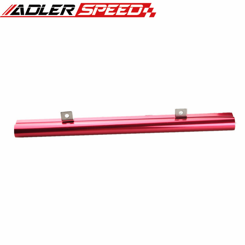 US SHIP Aluminum High Flow Turbo Fuel Injector Rail Kit For Volvo 240, 740, 940 Red