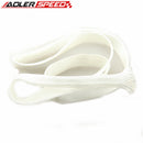 Heat Shield High Temp White Heat Sleeve Fiberglass Adjustable 16FT x 1/2" (13mm)
