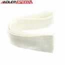 Heat Shield High Temp White Heat Sleeve Fiberglass Adjustable 3FT x 3/4" 20mm