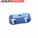 2pcs 9AN AN9 AN-9 ID 17.5mm Billet Fuel Hose Fitting Aluminum Line Separator Fittings Adapter