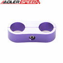 2PCS 6AN AN6 AN-6 ID 13.5mm Billet Fuel Hose Fitting Aluminum Line Separator Fittings Adapter