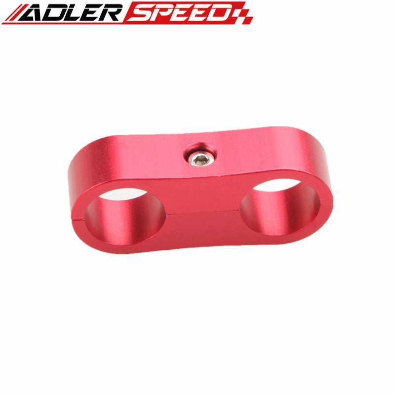 2PCS 5AN AN5 AN-5 ID 12.7mm Billet Fuel Hose Fitting Aluminum Line Separator Fittings Adapter