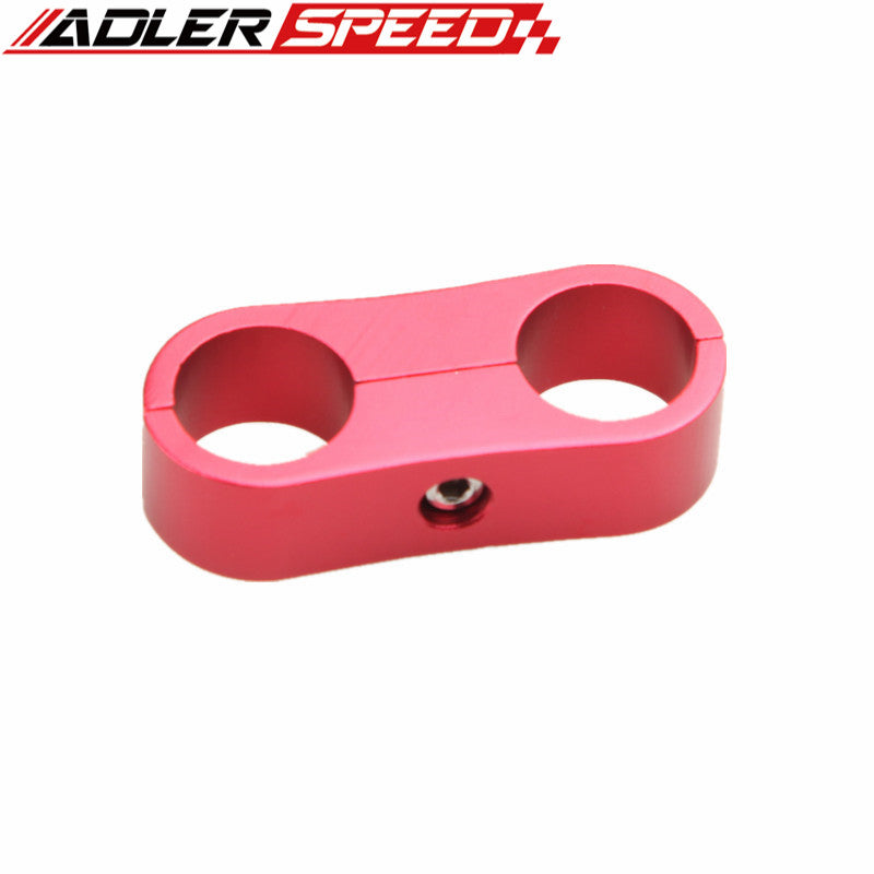 2PCS 5AN AN5 AN-5 ID 12.7mm Billet Fuel Hose Fitting Aluminum Line Separator Fittings Adapter