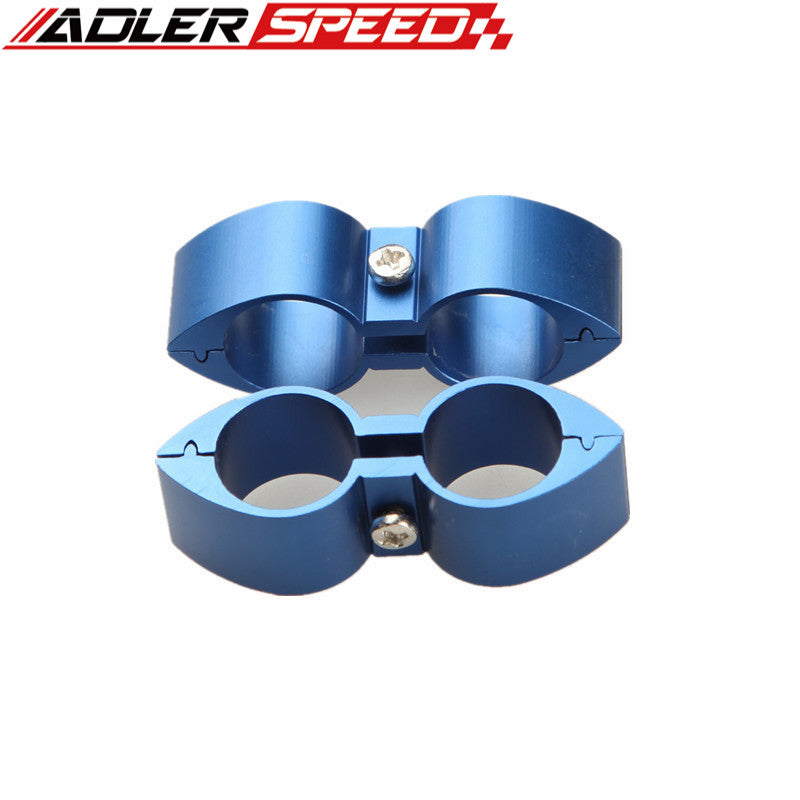2PCS 5AN AN5 ID 12.9mm Butterfly Style Billet Fuel Hose Separator Fittings Adapter
