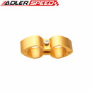 2PCS 3AN AN3 ID 6.56mm Butterfly Style Billet Fuel Hose Separator Fittings Adapter